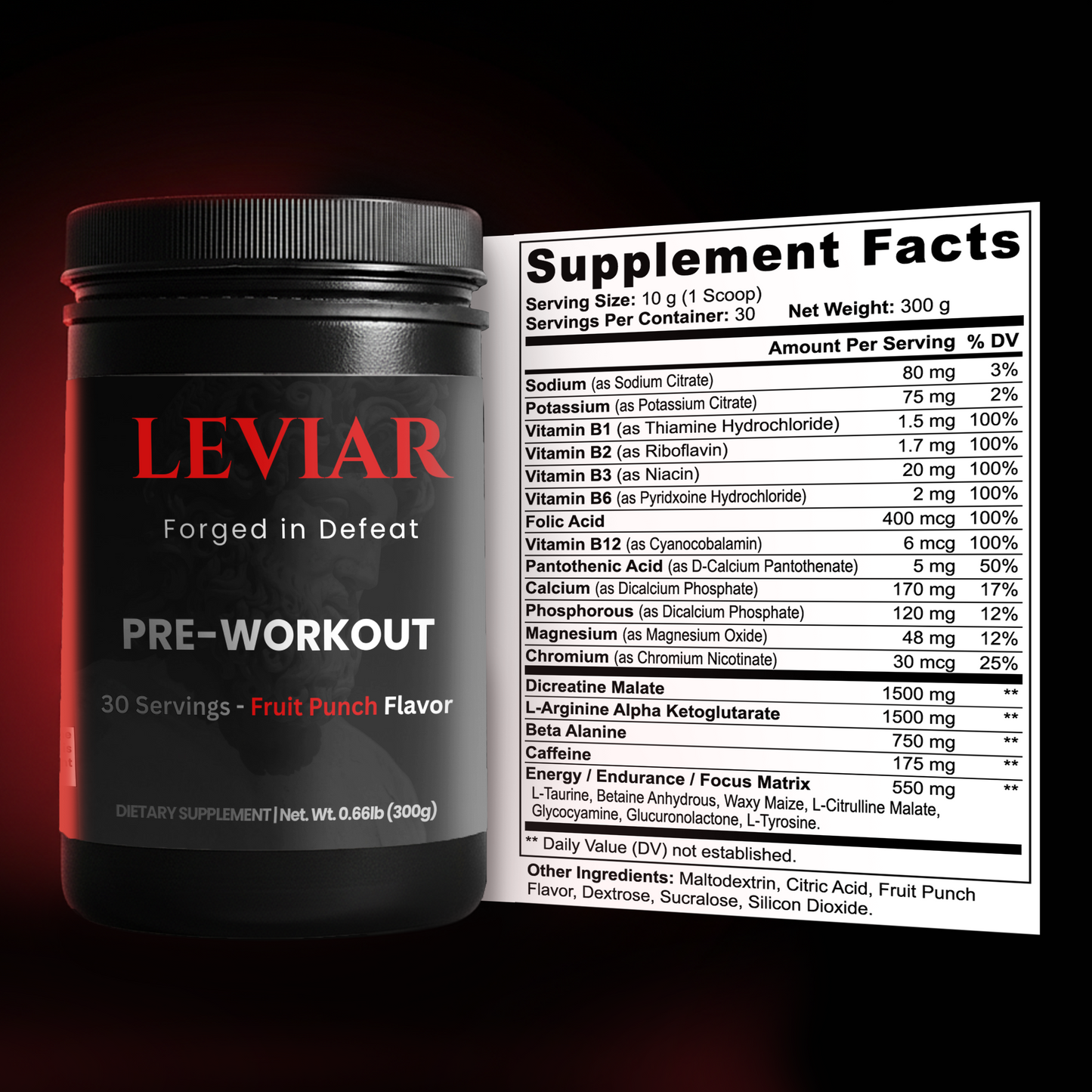 Pre-Workout Powder (Fruit Punch)
